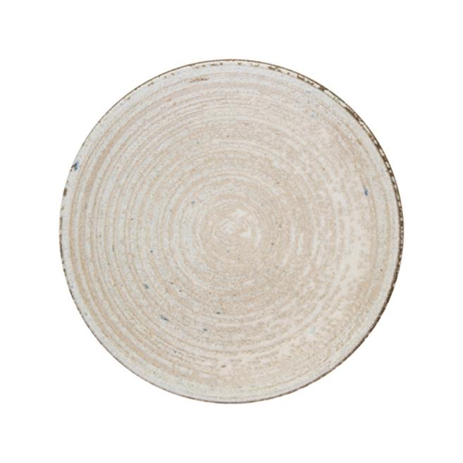 Porser Mocha Lona Düz Tabak 27 cm