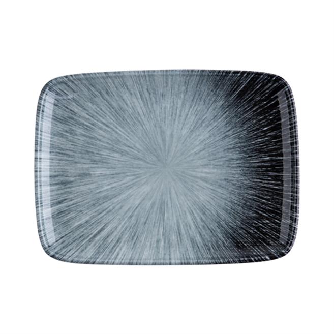 Porser Vortex Quadro Dikdörtgen Tabak 31 cm