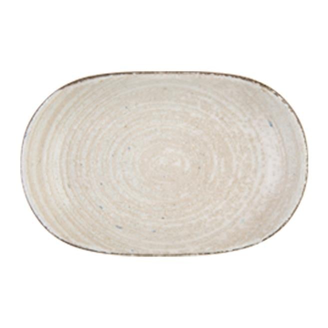 Porser Mocha Magnus Oval Kayık Tabak 28 cm