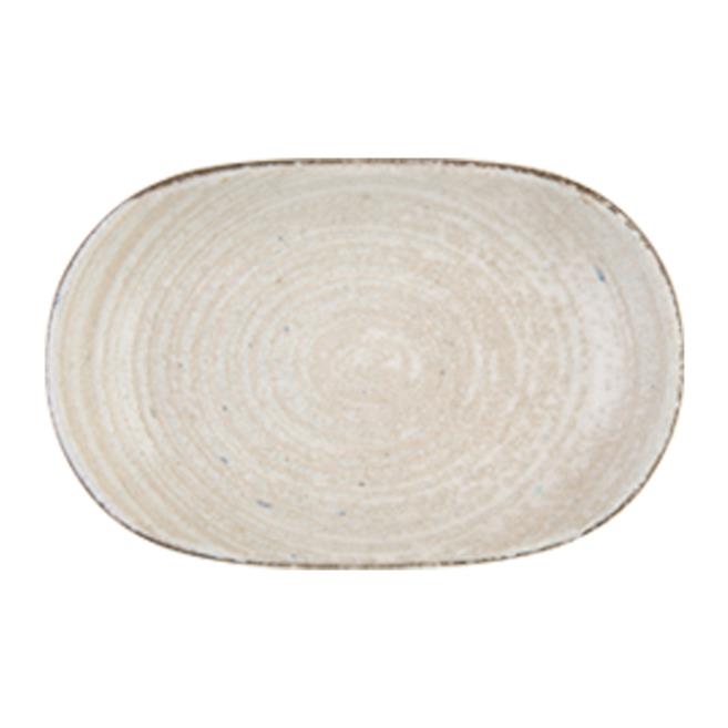 Porser Mocha Magnus Oval Kayık Tabak 37 cm