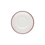 Porser Modest Maroon Lona Fincan Tabağı 12 cm