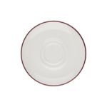 Porser Modest Maroon Lona Fincan Tabağı 16 cm