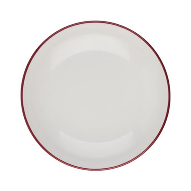 Porser Modest Maroon Valle Çukur Tabak 25 cm