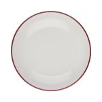 Porser Modest Maroon Valle Çukur Tabak 25 cm