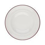 Porser Modest Maroon Miro Çukur Tabak 28 cm