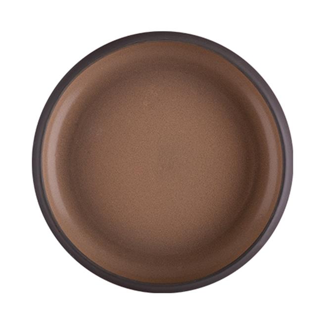 Porser Roots Taupe Celesta Çukur Tabak 22 cm