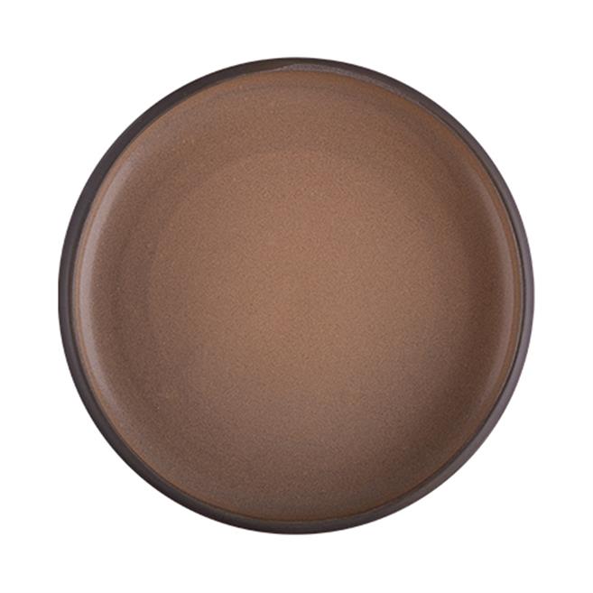 Porser Roots Taupe Celesta Düz Tabak 22 cm