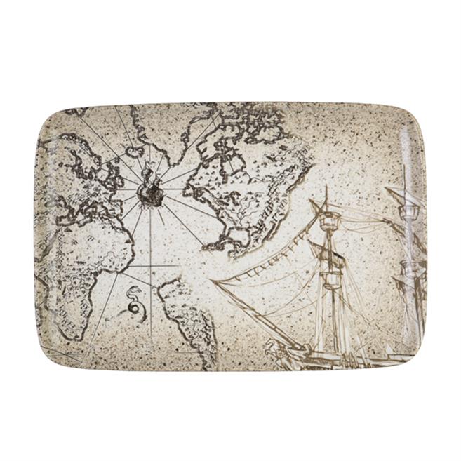 Porser Piri Dikdörtgen Tabak 37 cm