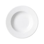 Porselen Soley Beyaz Çukur Tabak 23Cm  