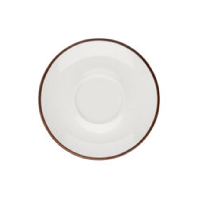 Porser Modest Brown Fincan Tabağı 12 cm