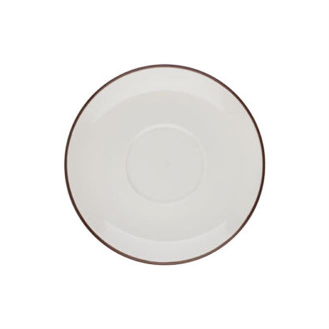 Porser Modest Brown Konsome Tabağı 19 cm