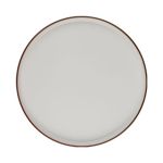 Porser Modest Brown Düz Tabak 21 cm