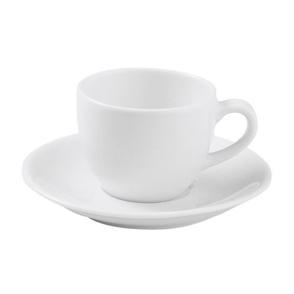 Porselen Soley Beyaz Tabaklı Kahve Finca