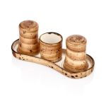 Vıntage Gastro Tuzluk Biberlik Kürdanlık Seti