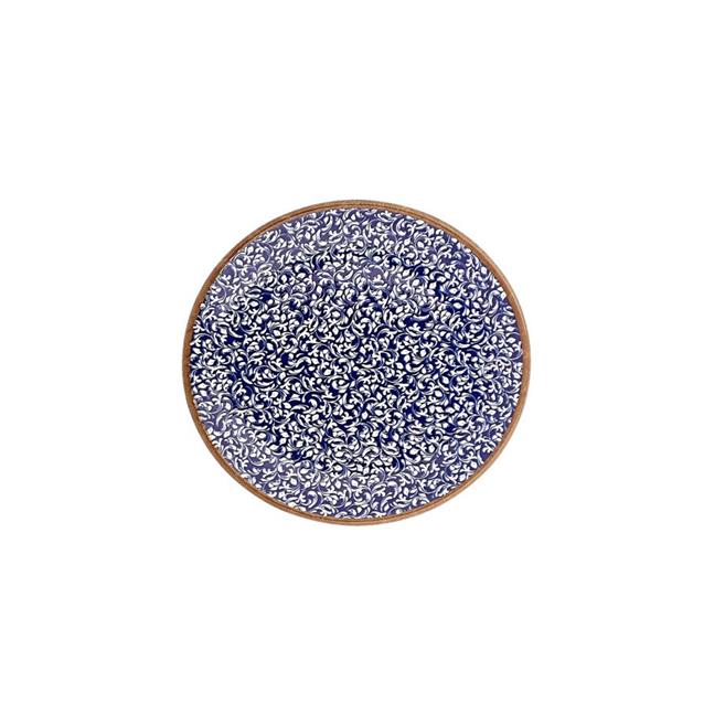 Edera Cobalt Zest 25 Cm Düz Tabak