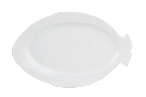 Porselen Beyaz Balık Tabağı 33Cm    