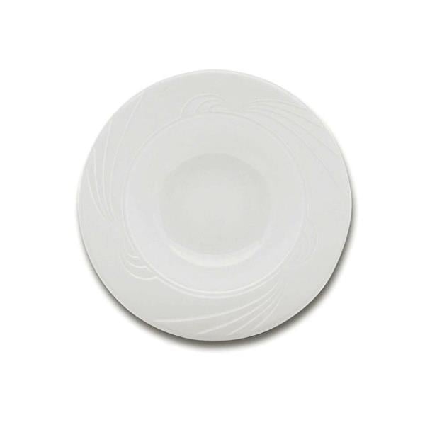 Porselen Halley Beyaz Çukur Tabak 25Cm 