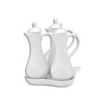 Porselen Beyaz Yağlık&Limonluk&Sirkelik 