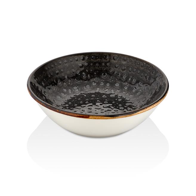 Cowry Black Flavor 25 Cm Çukur Tabak 1300 Cc