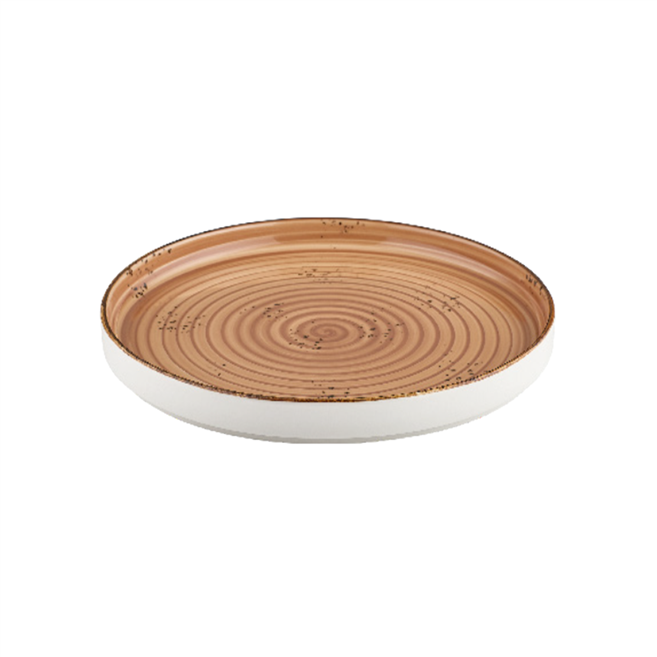 Vıntage Helix 23 Cm Düz Tabak Rölyefsiz