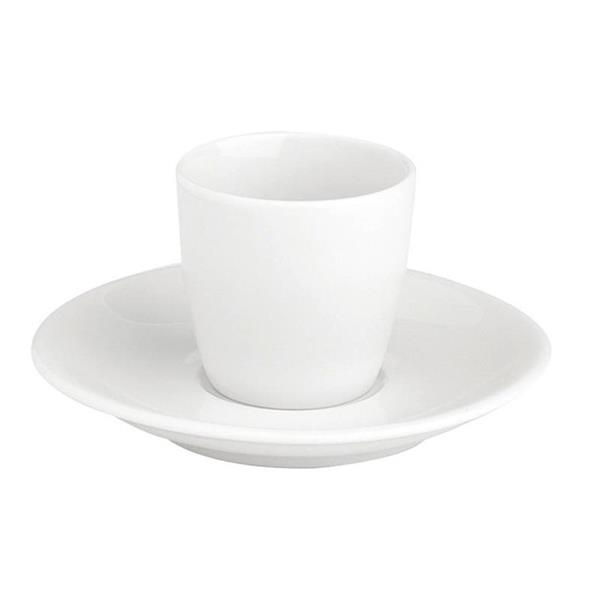 Porselen Beyaz Tabaklı Mırra Fincanı 64C