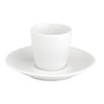 Porselen Beyaz Tabaklı Mırra Fincanı 64C