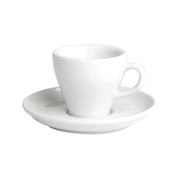 Porselen Beyaz Tabaklı Kahve Fincanı 70C