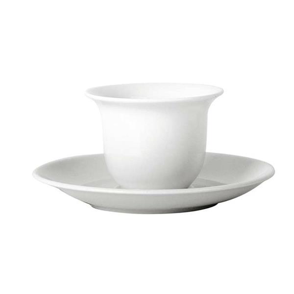 Porselen Beyaz Tabaklı Mırra Fincanı 55C