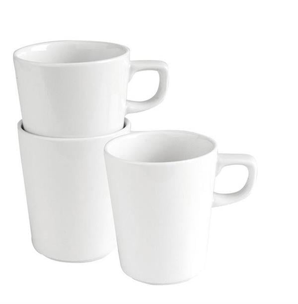 Porselen Soley Beyaz Kupa 320Cc     