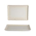 Flora Dikdörtgen Servis Tabağı 24 cm