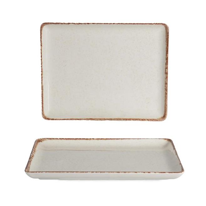 Flora Dikdörtgen Servis Tabağı 30 cm