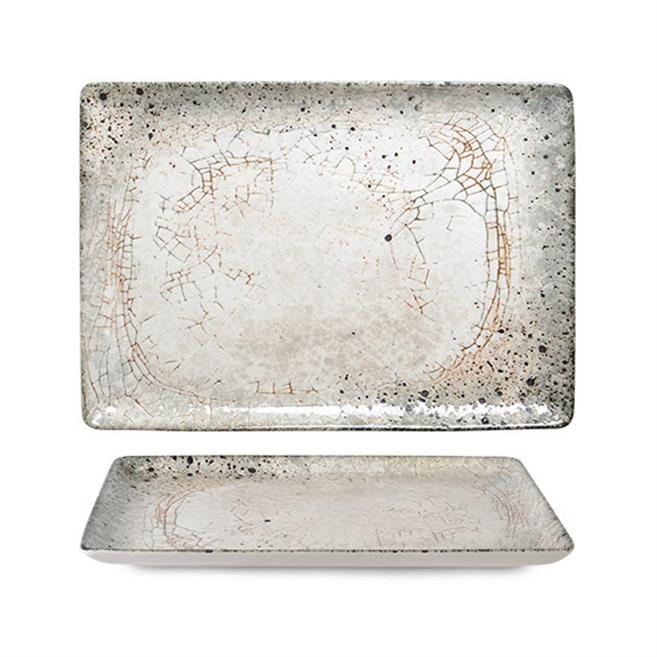 Flora Dikdörtgen Servis Tabağı 30 cm