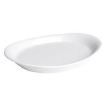 Porselen Focus Beyaz Kayık Tabak 24Cm  