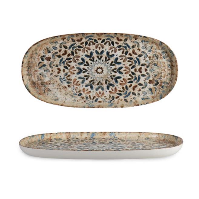 Toledo Oval Düz Tabak 25 cm