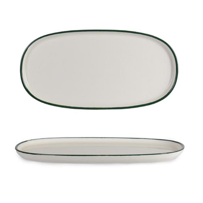 Toledo Oval Düz Tabak 25 cm