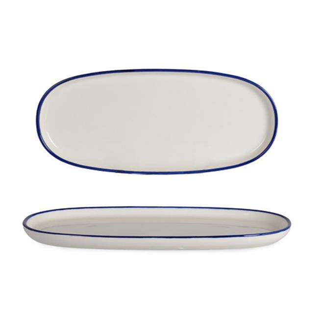 Toledo Oval Düz Tabak 25 cm