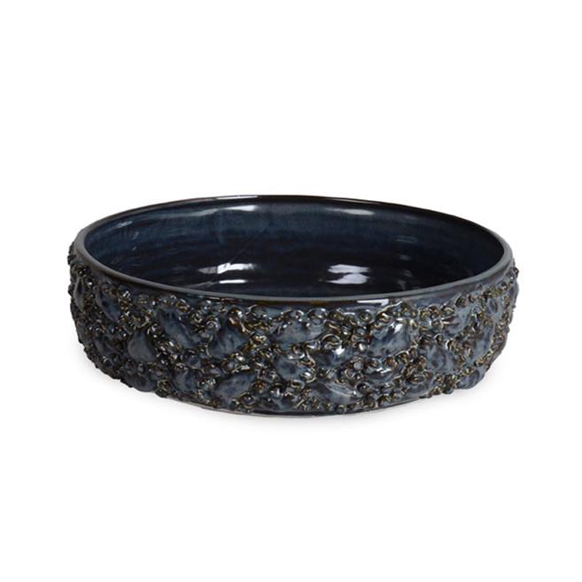 Derin Lacivert Büfe Kase