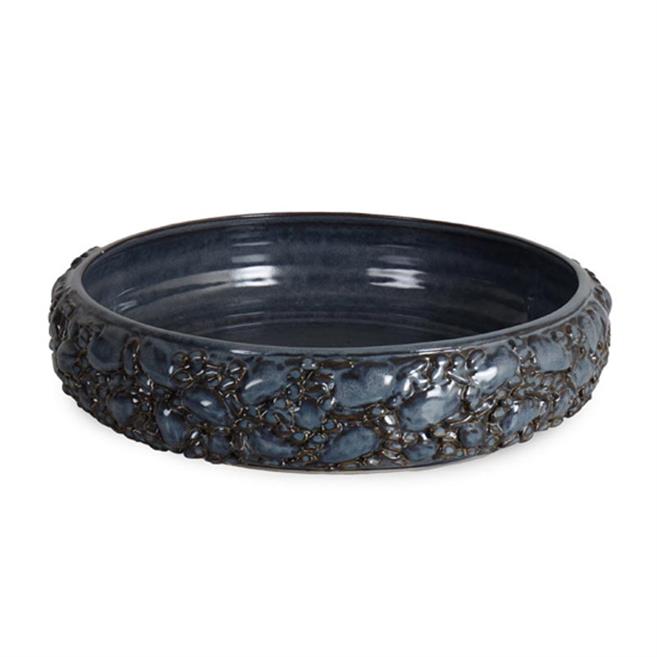 Sığ Lacivert Büfe Kase