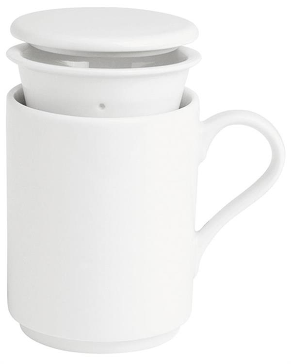 Porselen Ortak Ürünler Kapaklı Süzgeçli Kupa