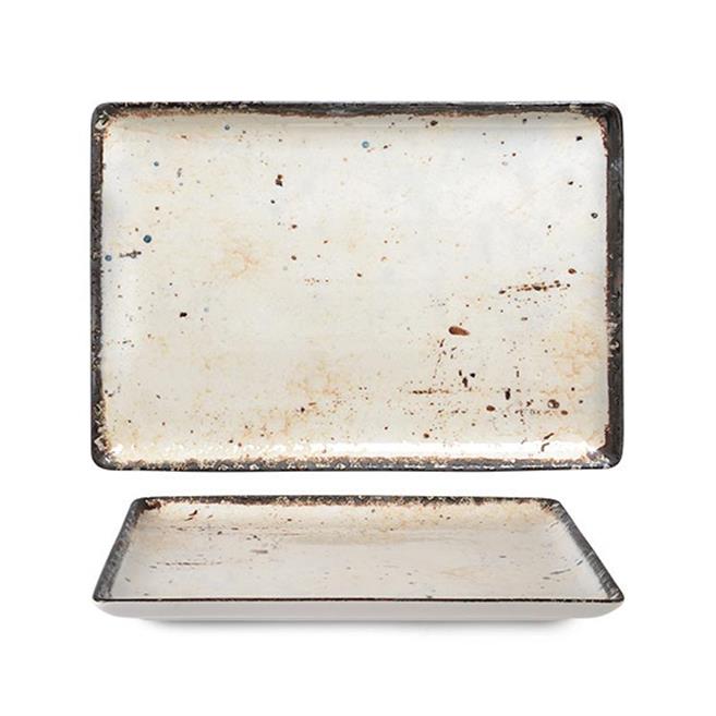 Flora Dikdörtgen Servis Tabağı 24 cm