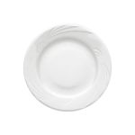 Porselen Halley Beyaz Düz Tabak 17Cm  