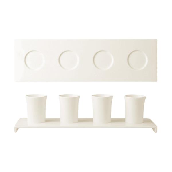 Porselen All Spice 4 Bölmeli Dikdörtgen Tabak