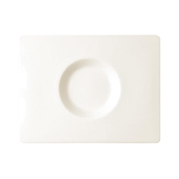 Porselen All Spice Daire Bölmeli Dikdörtgen Tabak