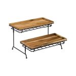 Metal Ayaklı Ahşap Teşhir Standı