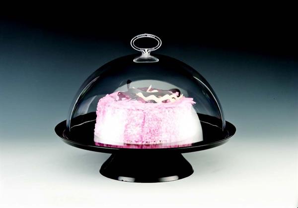 Polycarbonak Altlı Pasta Fanus 35 cm