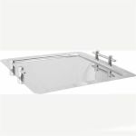 Kulplu Çelik Teşhir Tepsi