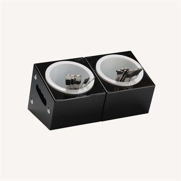 2 Gözlü Polikarbonat Çatal Kaşık Standı