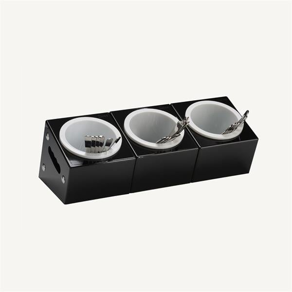 3 Gözlü Polikarbonat Çatal Kaşık Standı