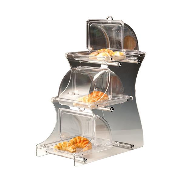 3 Katlı Polikarbonat Fanuslu Teşhir Standı