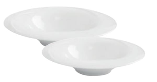 Porselen Troy Beyaz Çukur Tabak 26Cm  